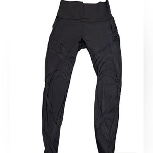 Lululemon Mesh Leggings - Size 6 - Brand new athletic high waist tummy control